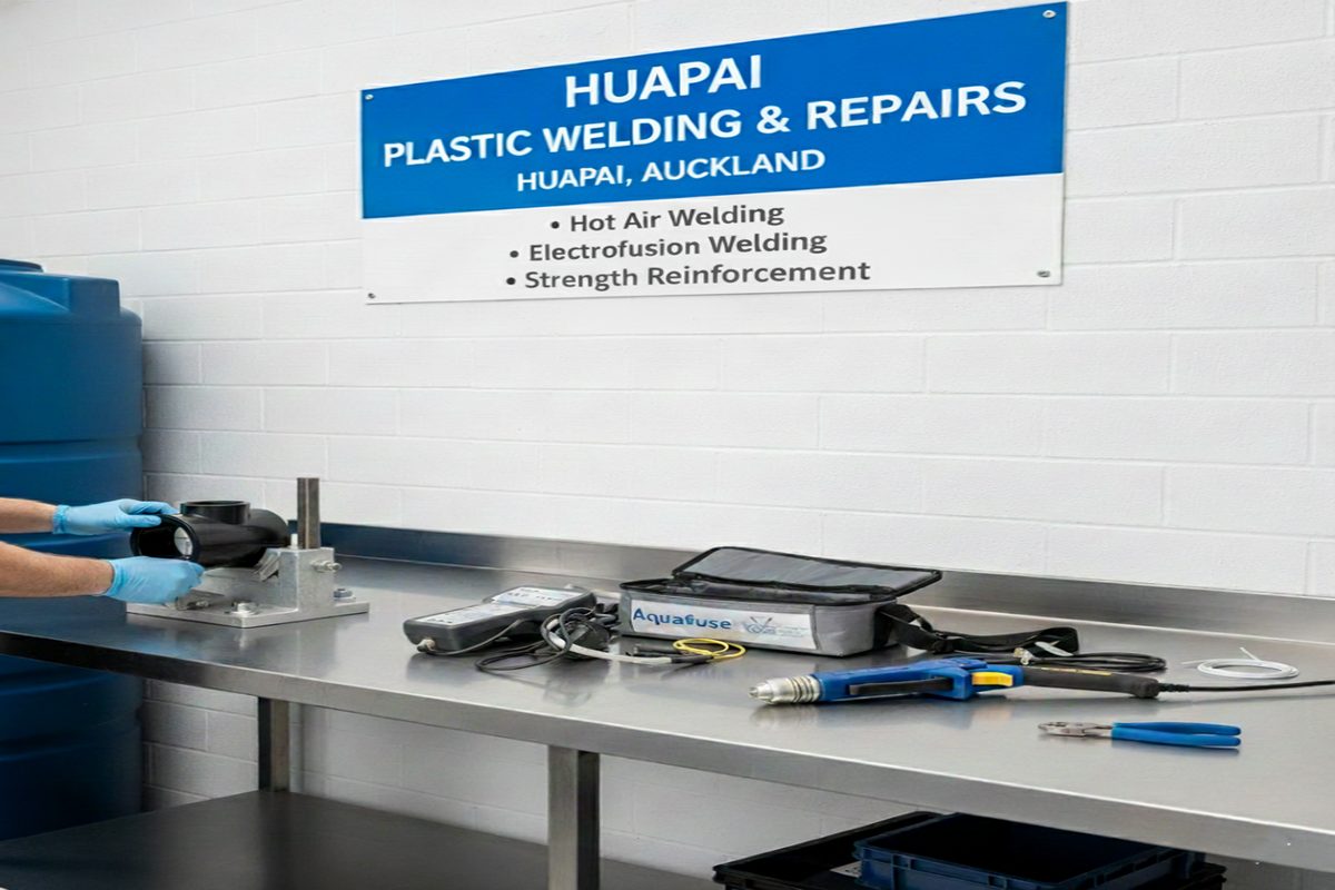 Huapai Plastix Welding owner at work